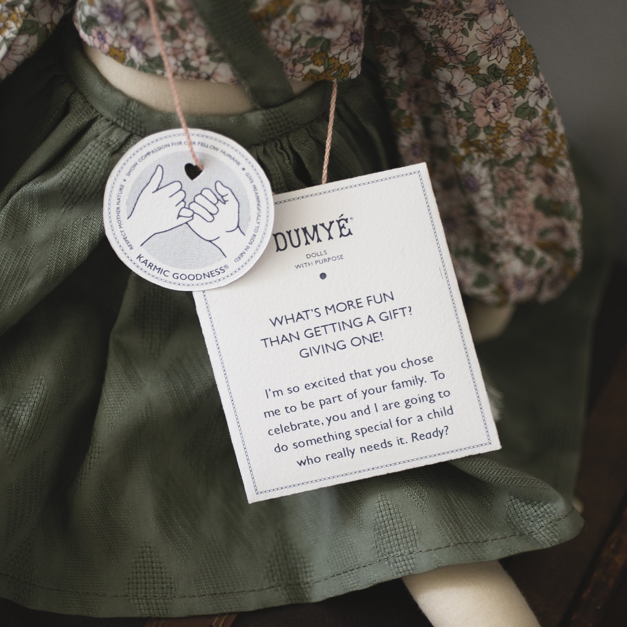 Petite Buttons Rag Doll