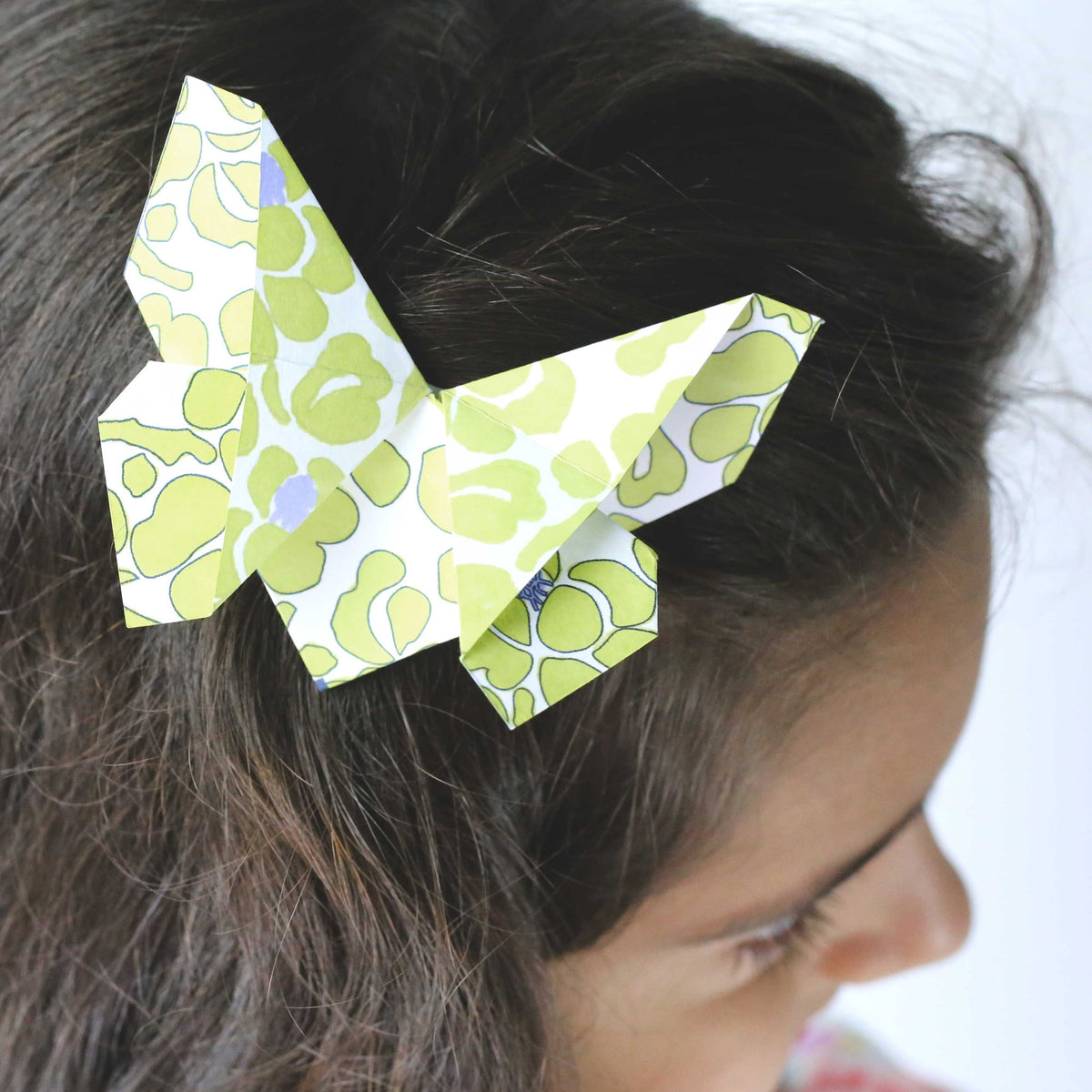 Tutorial: Origami Butterfly Hair Clip