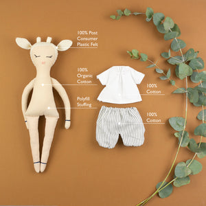 Gaffy the Giraffe Rag Doll